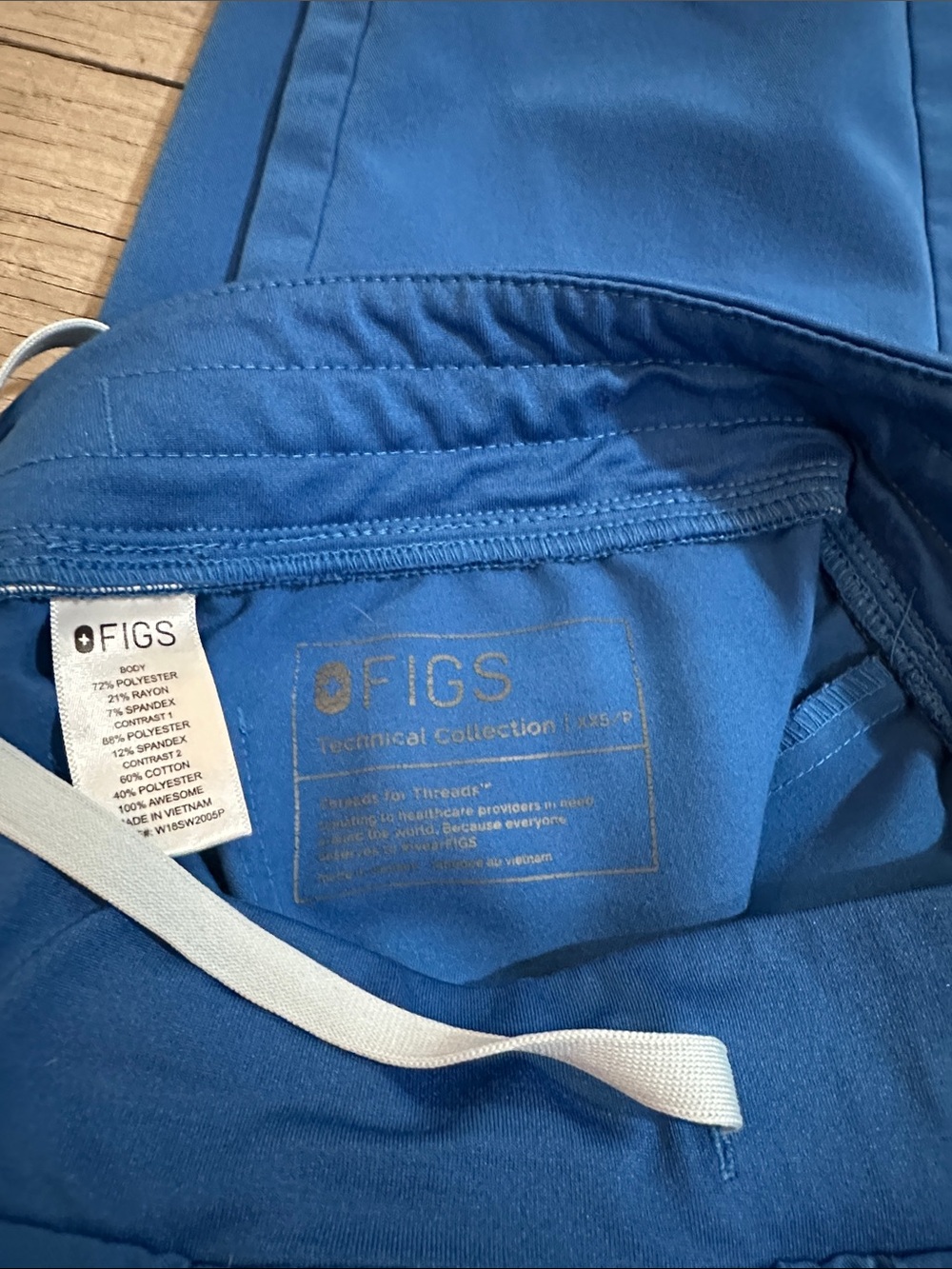 FIGS Womens Blue Jogger Sweatpants